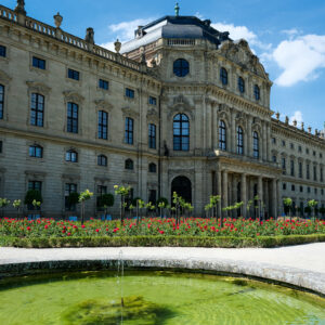 Residenset i Würzburg 1700-tals arkitektur